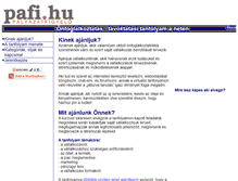 Tablet Screenshot of onfoglalkoztatas-tanfolyam.pafi.hu